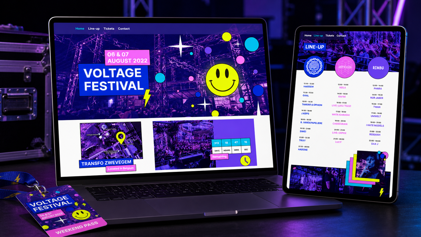 Voltage festival, uitgelicht projectbeeld